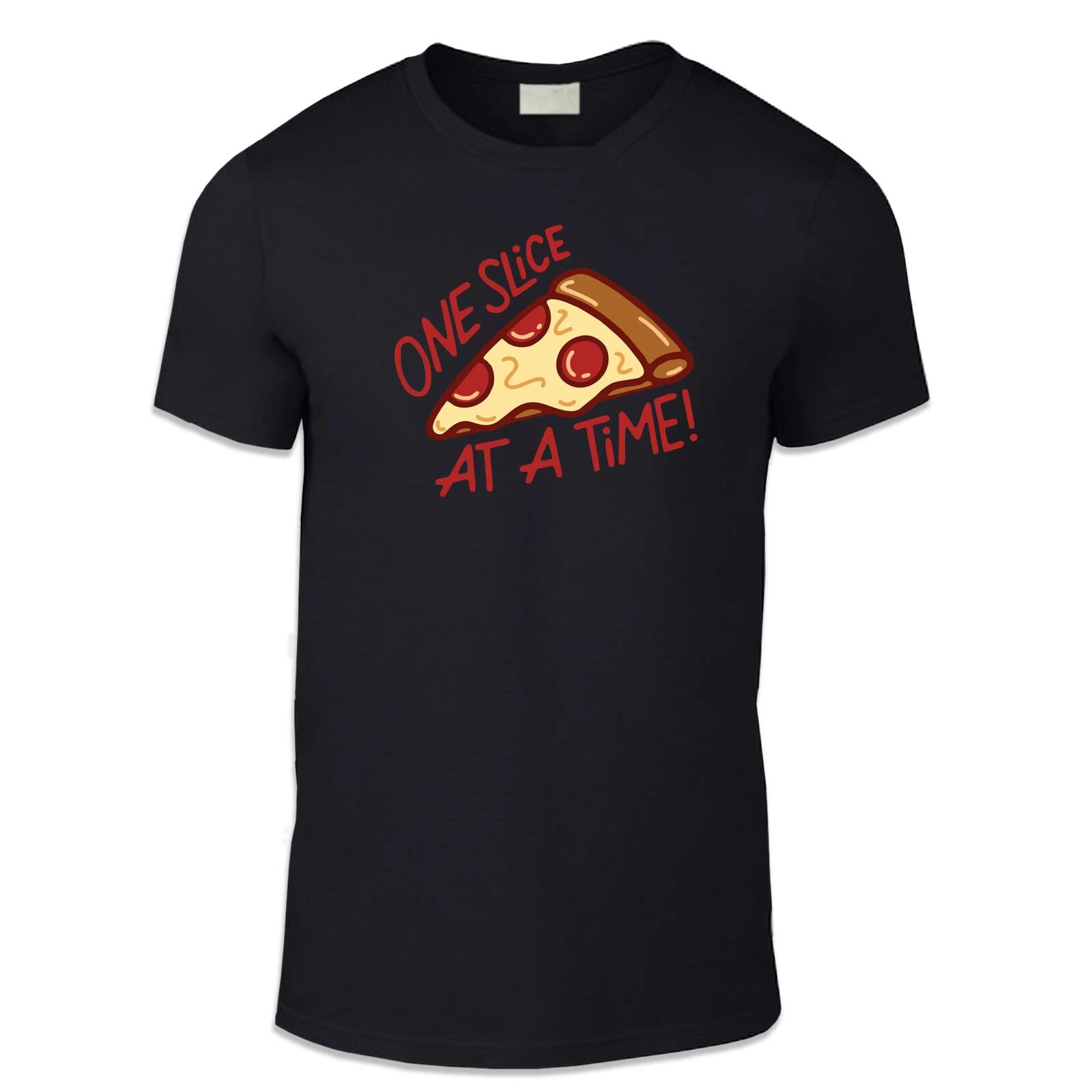 One Slice At A Time Pizza Food Cheese - Adult Unisex T Shirt 3XL