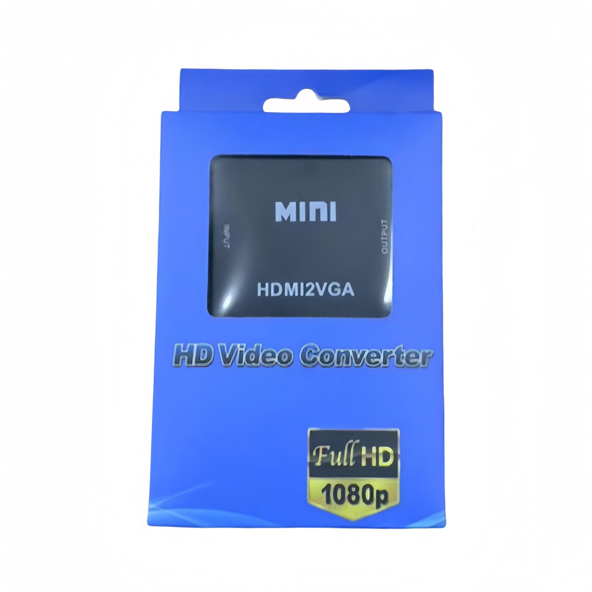 

Конвертер HDMI в HDTV/AV/VGA — Компактная коробка-конвертер видео высокой четкости