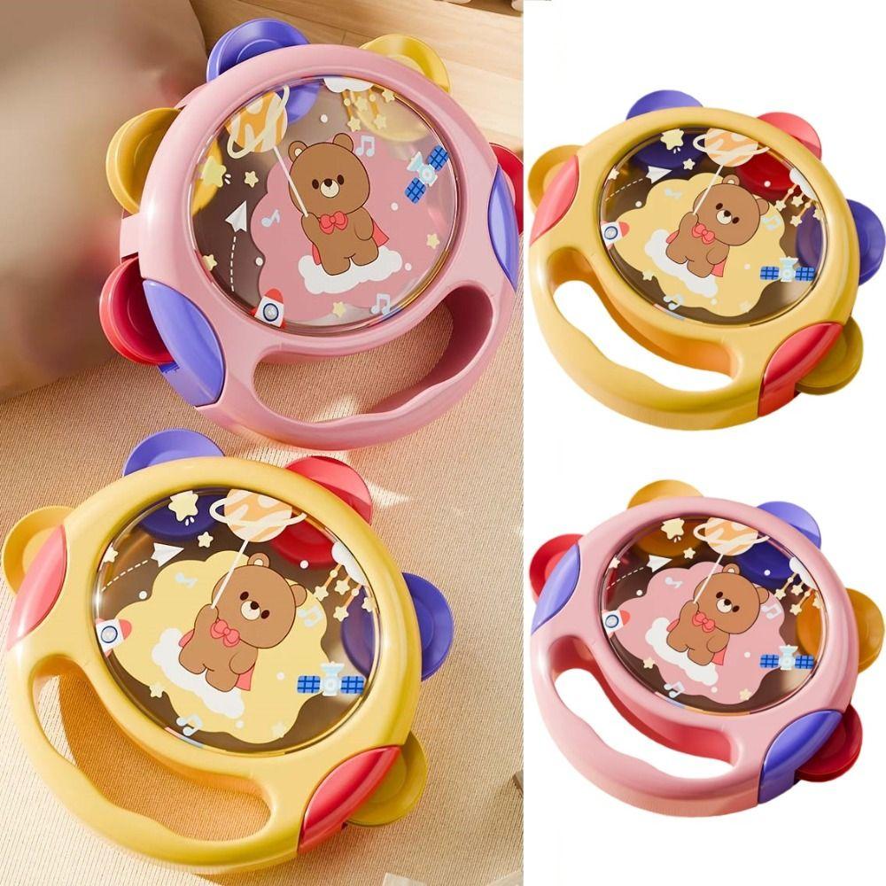 Clapping Drum Hand-held Drums Learning Toys Percussion Sound Toy Baby Tambourines  Kids Toy