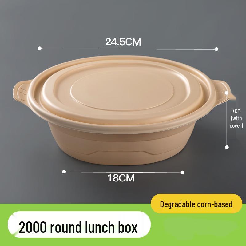 

Handun Degradable Corn Starch Disposable Meal Box