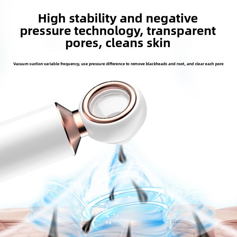 Aspirateur de Points Noirs Électrique Visuel Forte Aspiration Nettoyeur de Pores Loupe pour Points Noirs Aspirateur de Points Noirs Visuel