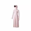 Training Series Solid Color Zip-Up Hooded Versatile Long Sleeve Breathable UV Protection Sun Protection Women Tops Mousse-Pink 962527707-2