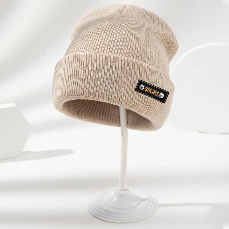 

1 шт. Мужские зимние шапки-бини, шапка-скулкап, уличный стиль, хип-хоп, без полей, мешковатая шапка-дыня, с отворотом, рыбацкая шапка, эластичная, теплая вязаная шапочка One Size хаки