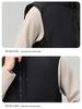 Men's High-Quality Double Zipper Outdoor Down Vest - Thickened Warm Sleeveless with Stand Collar.