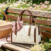 Exquisite Oriental Embroidery Daily Handbag For Middle Aged Ladies, Multi-purpose Top Handle Shoulder Crossbody Gift Bag