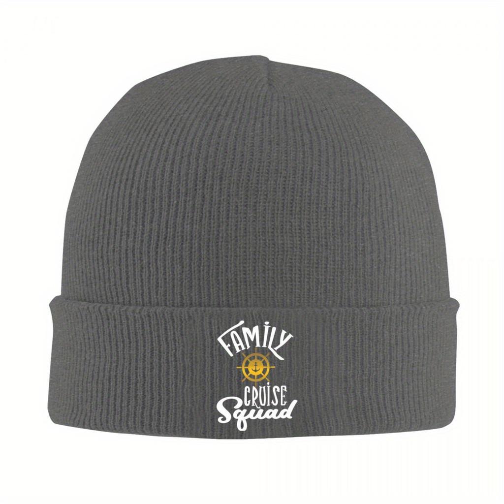 Family Cruise Squad Hats Autumn Winter Beanies Warm Cap Female Male Acrylic Knitted Hat