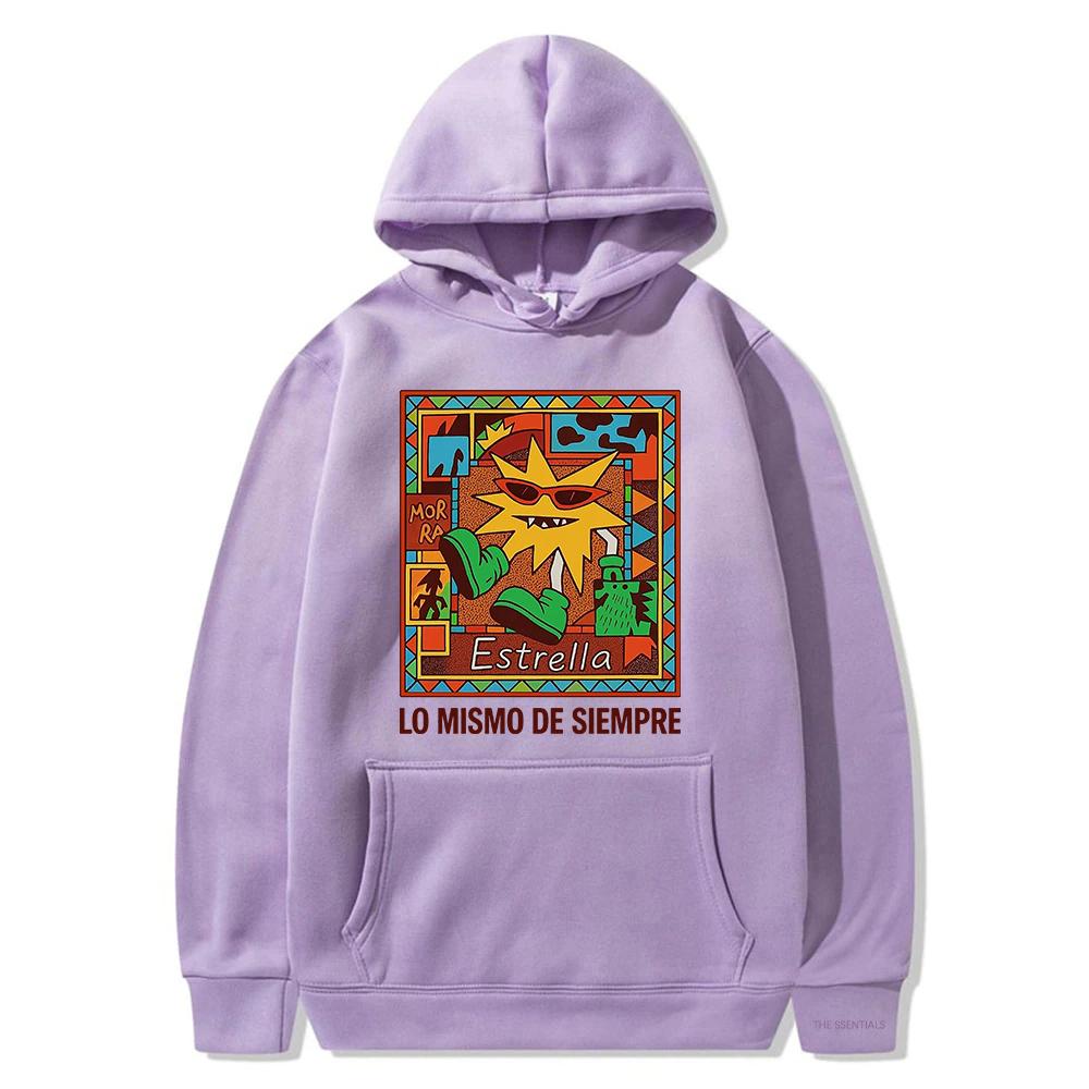 Mora Album Lo Mismo De Siempre  Hoodie2025 Tour Fashion Men/women Hoodies Harajuku Winter Clothes Pullover Sweatshirt Vintage