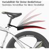 Bicycle Mudguard Set Adjustable Universal Bicycle Mudguard Set Front Rear Fenders Mountain Bike Mudguard Set for Bike 20-26 Inch Wheels