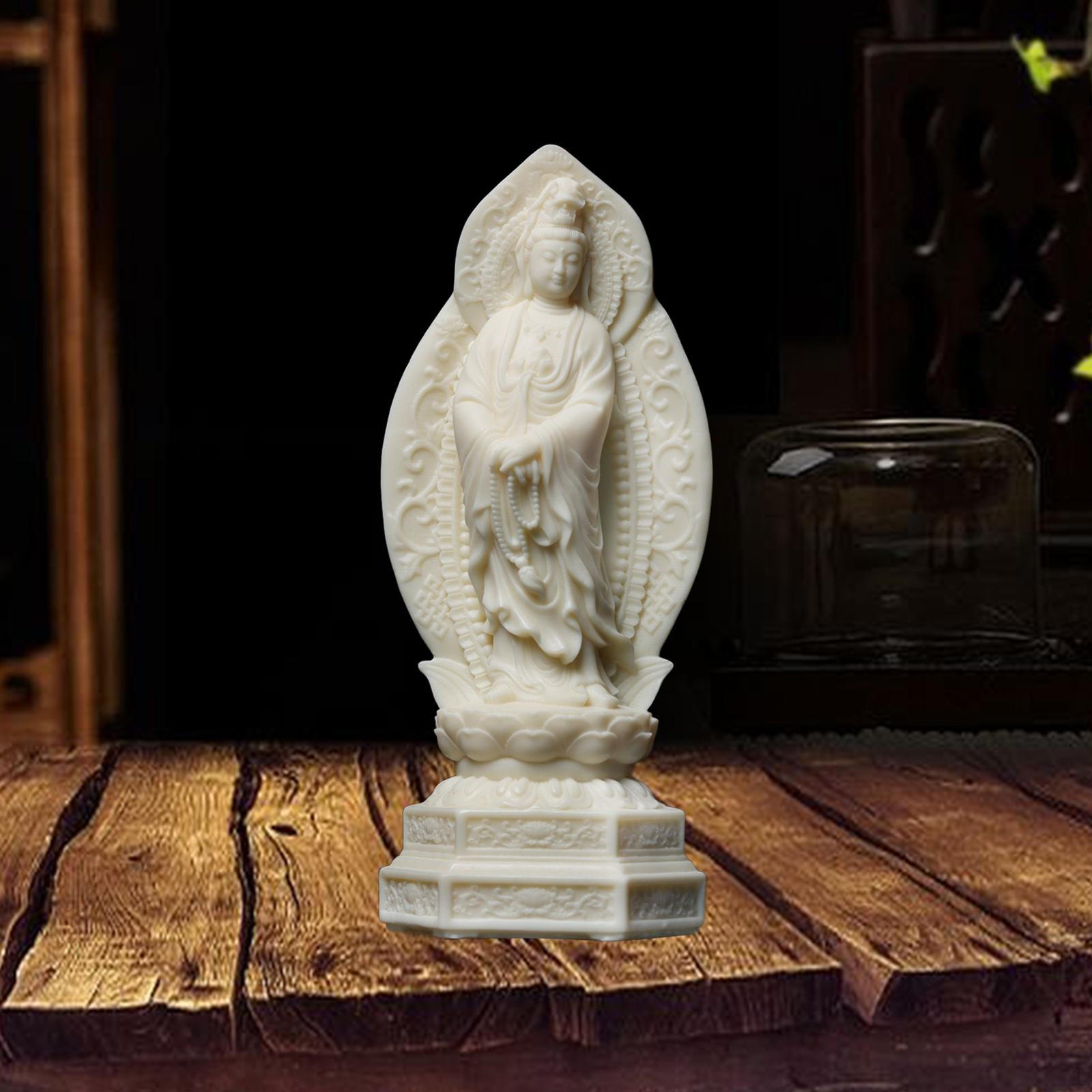 

Скульптура Гуань Инь для домашнего декора белый