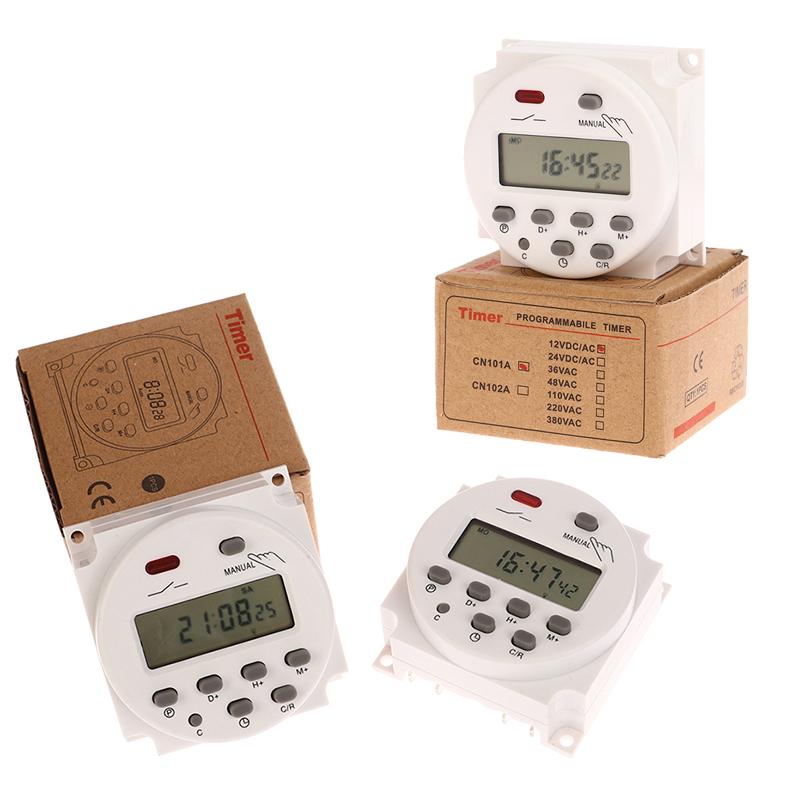 1Pc 12V 24V 110V 220V Cn101A Digital Lcd Power Timer Programmable Time Switch Relay Cn101 Timer Switch Power Timer