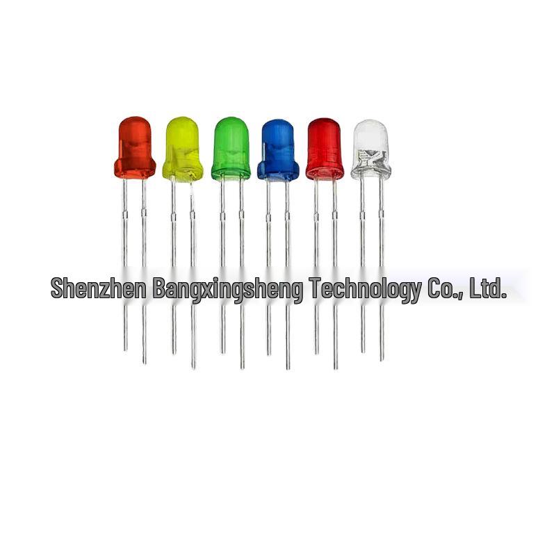 3mm LED Glühbirnenlicht: Rot, Grün, Gelb, Blau, Orange Lampenperle - Direktsteckkomponente