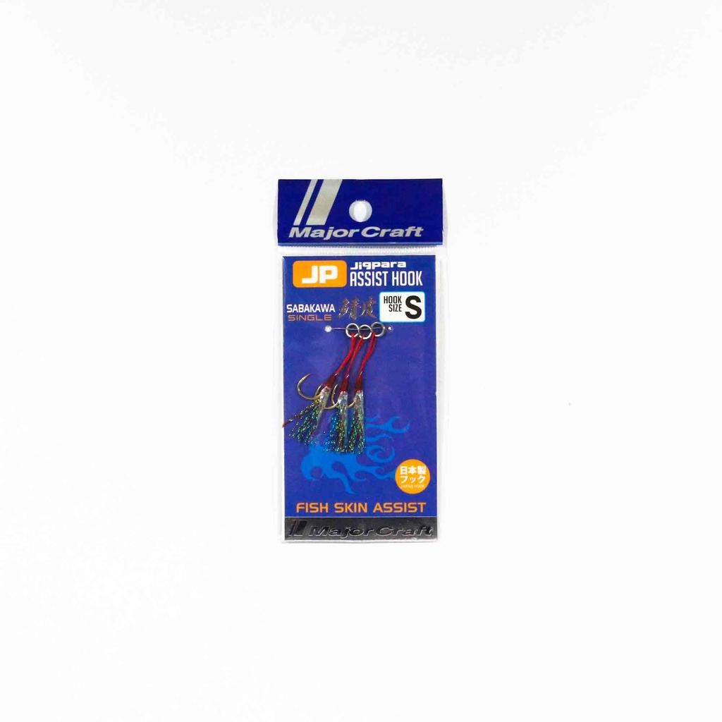 Major Craft JPS Assist Hook Fish Skin 3 Pc Per Pack Size S (4647)