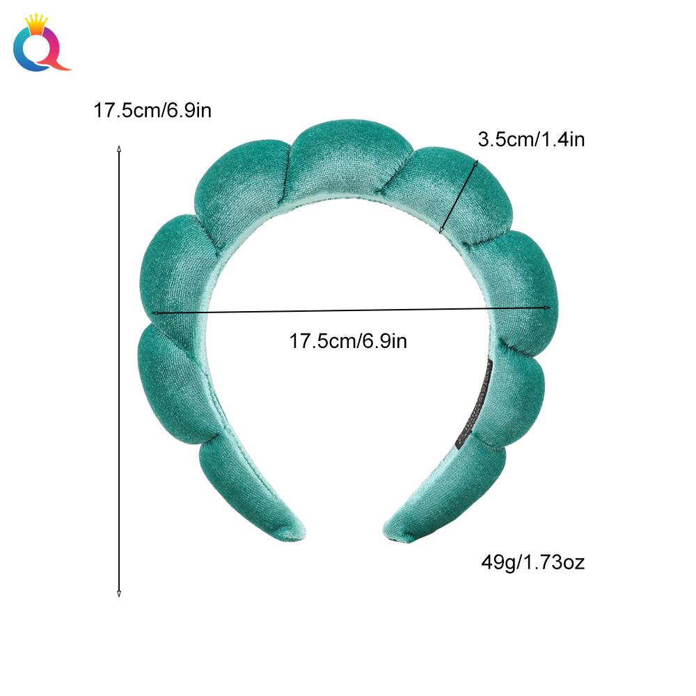 Fluffy Sponge Headband High Cranial Top Spa Headband Headband Headpiece