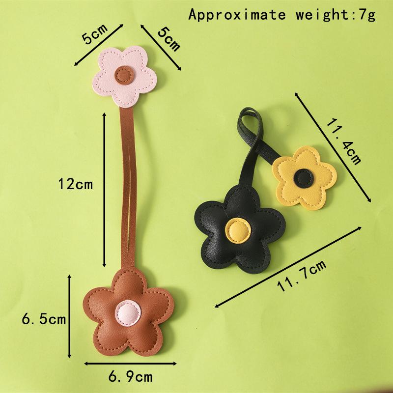 Cute Cartoon Duck Bag Charm High Quality Cute Leather Charm Bag Keyring Backpack Decoration Accessories Gifts