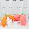 Erdbeer-Hase-Karotten-Plüschtier - Kinderpuppenfigur für Hochzeiten oder Geburtstage