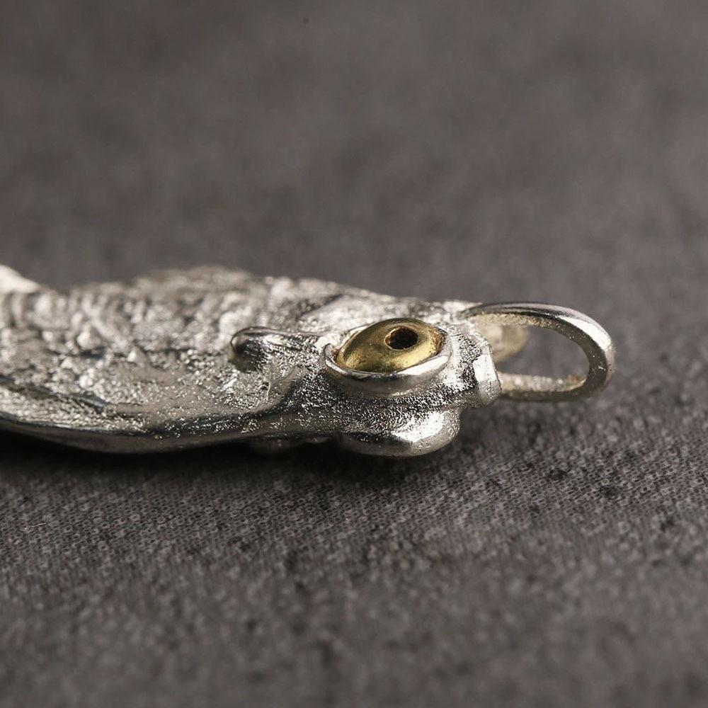 Undead Salted Fish Pendant Retro Literary Personality Male Niche Pendant Ins Simple Necklace Transshipment Jewelry