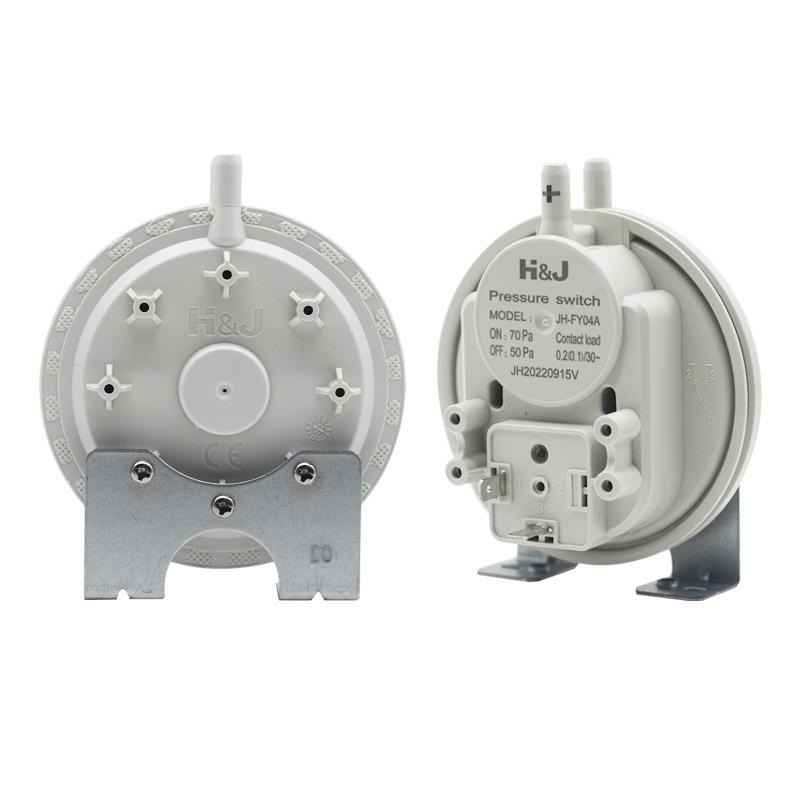 Universal Gas Water Heater Pneumatic Wind Pressure Switch for E4 E5 Fault Repair, Fits Wall-Mounted Boilers