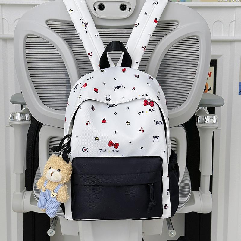 Schoolbag New High-value, Sweet, Literary and Cute Butterfly Backpack for Junior High School Students Lightweight Backpack
