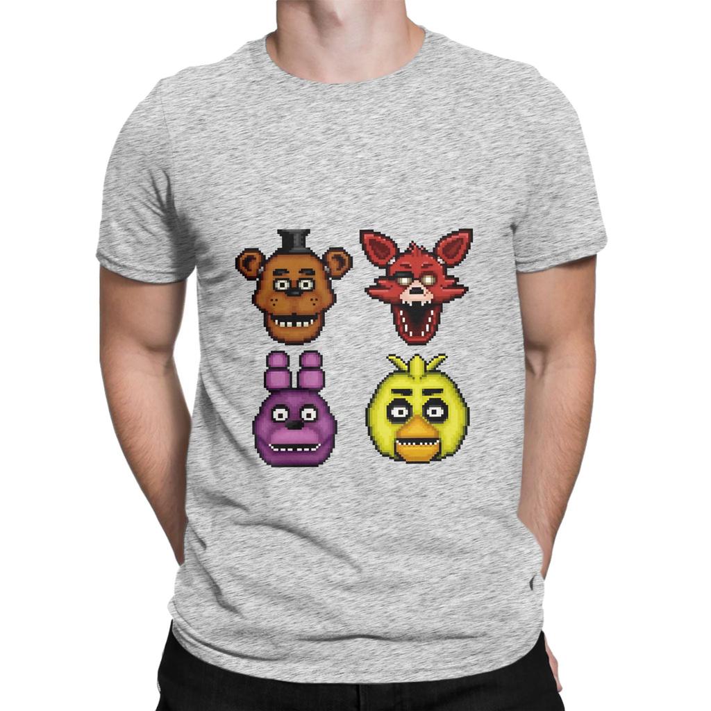 Five Nights at Freddy Pixel art La Classica Novità Maglietta 100% Cotone FNAF Top Magliette Per Unisex