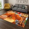 3D Grizzy and The Lemmings Cartoon Carpet Rug for Bedroom Living Room Sofa Home Decor,kids Game Area Rug Non-slip Floor Mat Gift