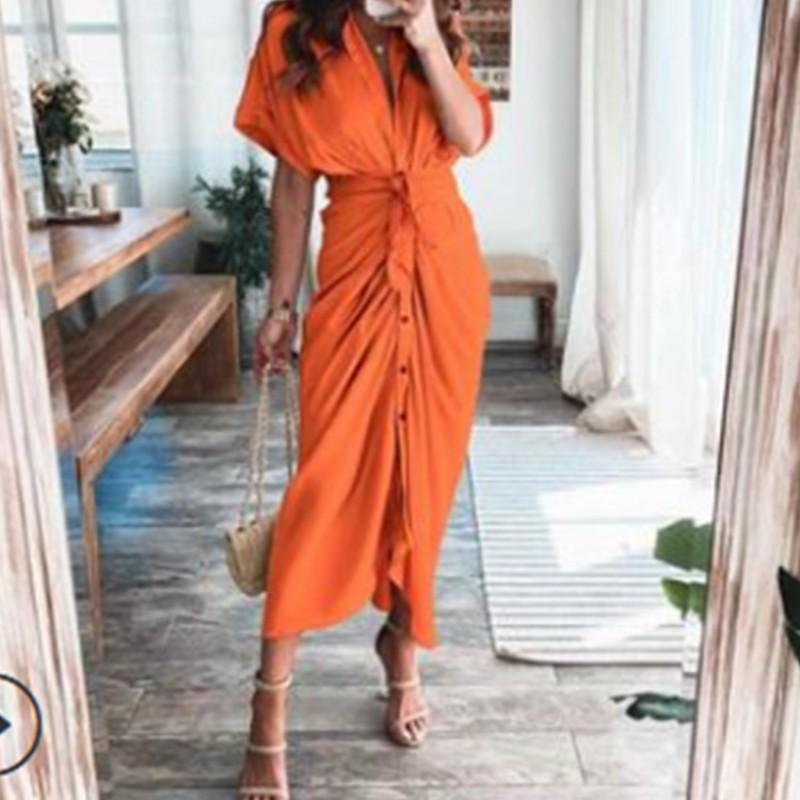 2026 Womens Elegant V-Neck Wrap Tie High-Waist Floral Print Long Dress Slim Fit Casual Office Wear