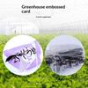 Greenhouse Film Clips OPP Engineering Plastic Strong Grip Weather Resistant Fit 20-30mm Pipe for Garden Film Fixing