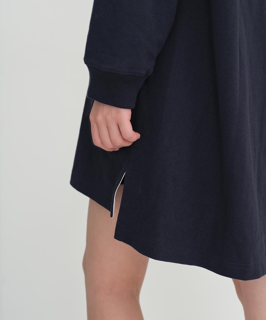 Musinsa Standard Woman Women'S Oversized Rugby Dress [Navy]