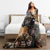 Newt X Thomas Flannel Blanket The Maze Runner  Movie Warm Soft Throw Blanket for Bedroom Picnic Fashion Bedspread Sofa Bed Cover
