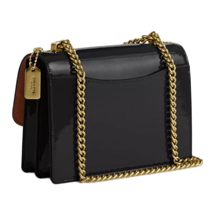 Coach Klare 18 Logo Flap Crossbody Bag Women Shoulder Bag Black CV425-IMBLK