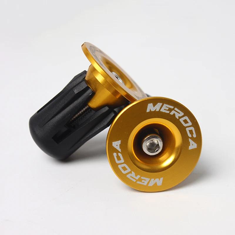 MTB Bike Bar End Plug 22~24mm Bicycle Handlebar End Plug Aluminum Alloy Bike Handlebar Cap Handle Cap for Road Bike Parts золотой