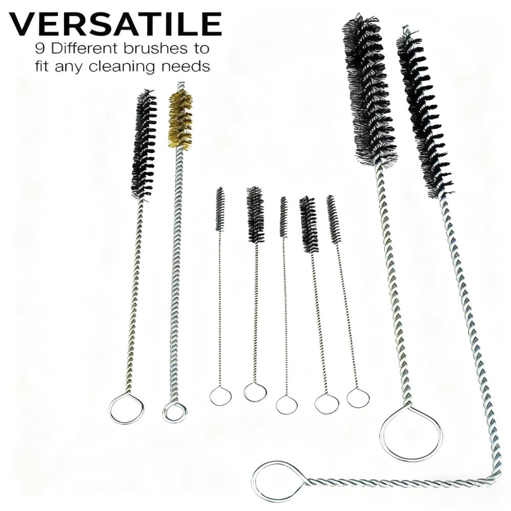 23/17PCS Professional Spray Gun Cleaning Brush Spray Gun Cleaning Kit Cleaning Tools Paint Brush Cleaning Needle