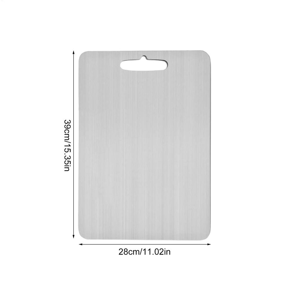 Titanium Cutting Board Food Grade 304 Stainless Steel Cutting Board Fruit Meat Vegetable Kitchen Chopping Board Home Tools