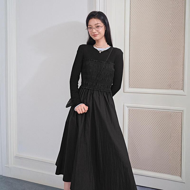 

Сукня А-силуету з оборками та смоками L