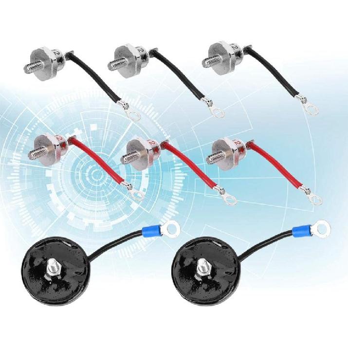 Walfront RSK5001 Module Diode Rectifier Kit for Stamford Generator,Module with Varistors Generator Rectifier Module Set Spare Parts Rectifier Kit