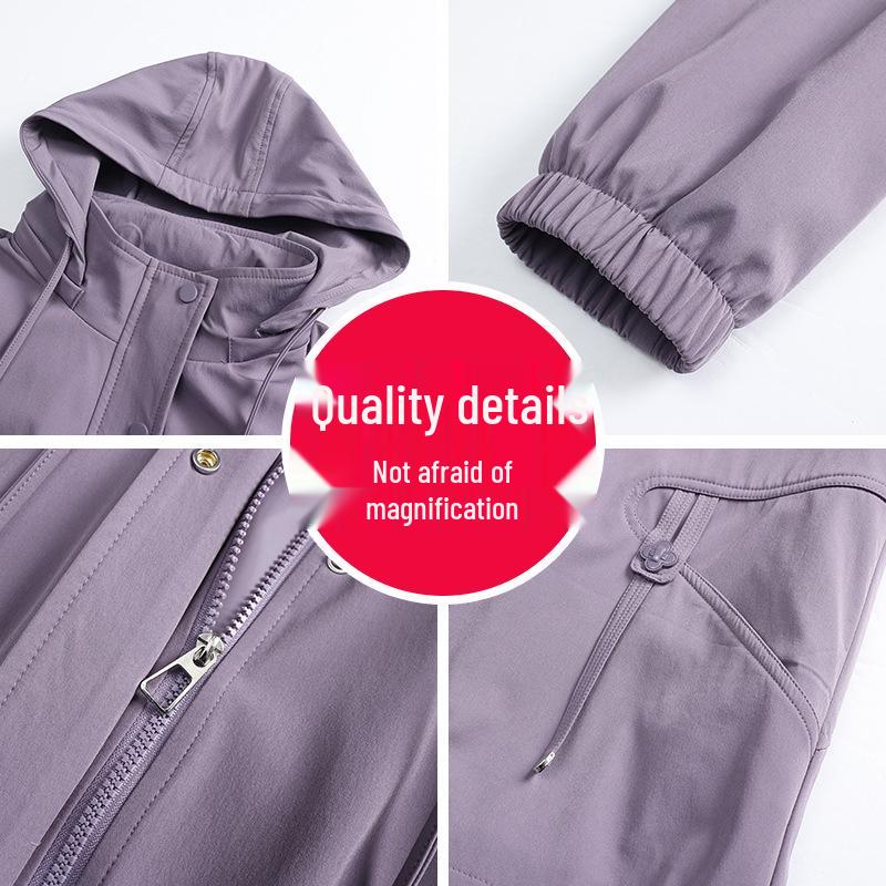 2026 Spring Windbreaker for Young & Mature Mothers - Elegant Women's Style for Mother's Day