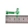 2Pcs Bike Water Bottle Cage Bolts M5*15Mm Aluminium Alloy Hex Tapping Screws