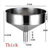 Big Stainless Steel Funnel Kitchen Oil Liquid Metal Funnel with Detachable Filter Wide Mouth Funnel for Canning Kitchen Tools