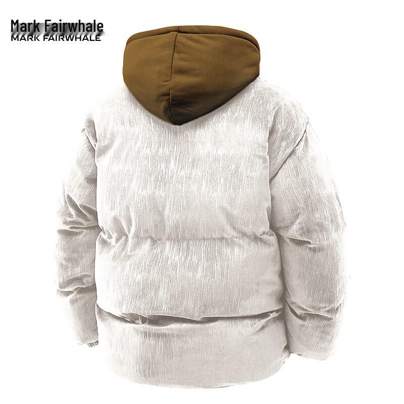 Mark Hua Fei Men's Retro Hooded Padded Puffer Jacket