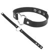 PU Lther   Alloy   Hrt Shaped Decoration Necklace Collar Jewelry Accessory