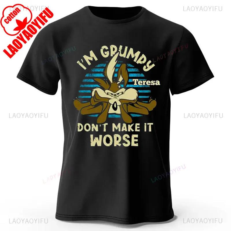 

Wile E Coyote Cartoon Tops Tees Trust Me I Am An Engineer Printed Fashion Cotton Y2k Classic Funny Man T-Shirt Summer Camisetas 4XL