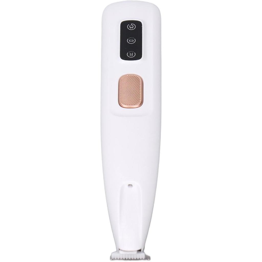 Yunir Pet Paws Trimmer, Low Noise Rechargeable Electric Trimmer with LED Light, Lubricating Oil, Brush, Safe Cat Dog Clippers for Paws Eyes Ears Face