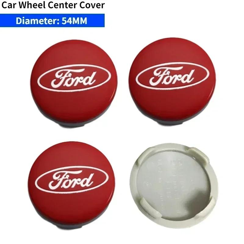Car Sticker Car Wheel Rims Center Hub Cover Caps for Ford Mondeo Kuga Edge Escape Focus Explorer Fiesta Transit Ranger Fusion F1