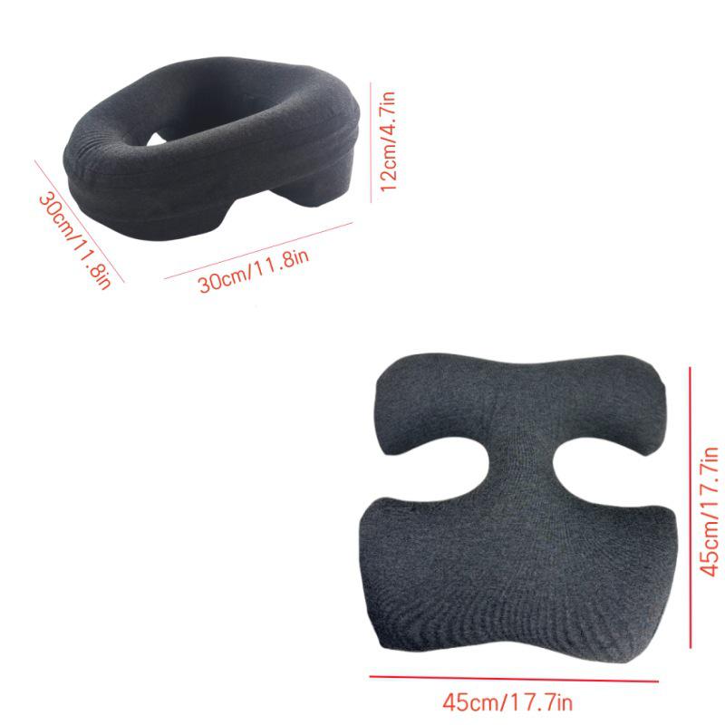 Memory Foam Face-Down Salon Pillow for Massage Beds