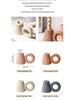 Retro Ceramic Candle Holder - Creative Candlestick for Home Decor, Desktop, and Soft Decoration in INS Style