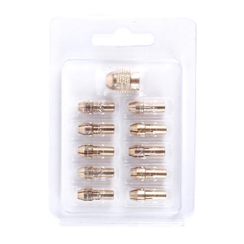 Brass Collets Chuck Strong Brass Collets Adapters Electric Grinding Chuck for Rotary Tool & Power Drills Under 4.8mm