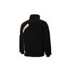 Puma Pánska teplá bunda Colorblock Logo z umelej strižnej vlny Čierne bundy 848418-01