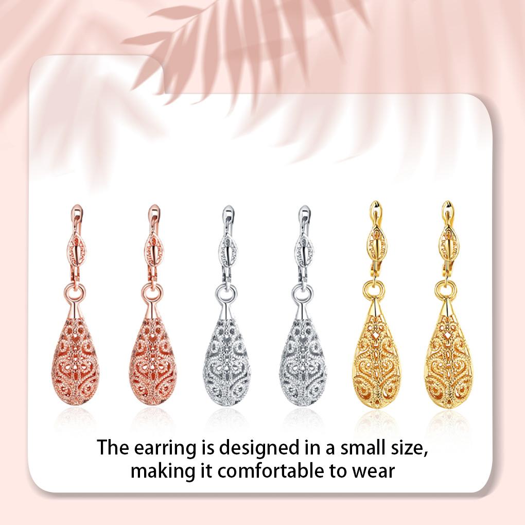 2pcs Water Drop Earring Dress Pendant Ear Dangle Fashion Accessory Hanging Decor Earrings Pendants Festival Gift