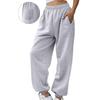 Women's Casual Lined Jogger Sweatpants with Elastic Cuff Long Color