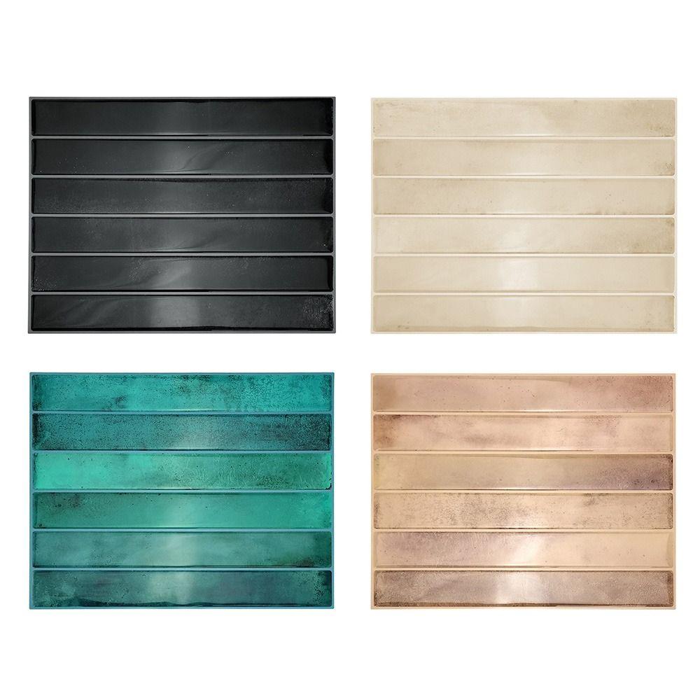 Brick Design Backsplash Wall Decals 3D Imitation Wall Tile Stereo Wall Stickers  Home Decoration