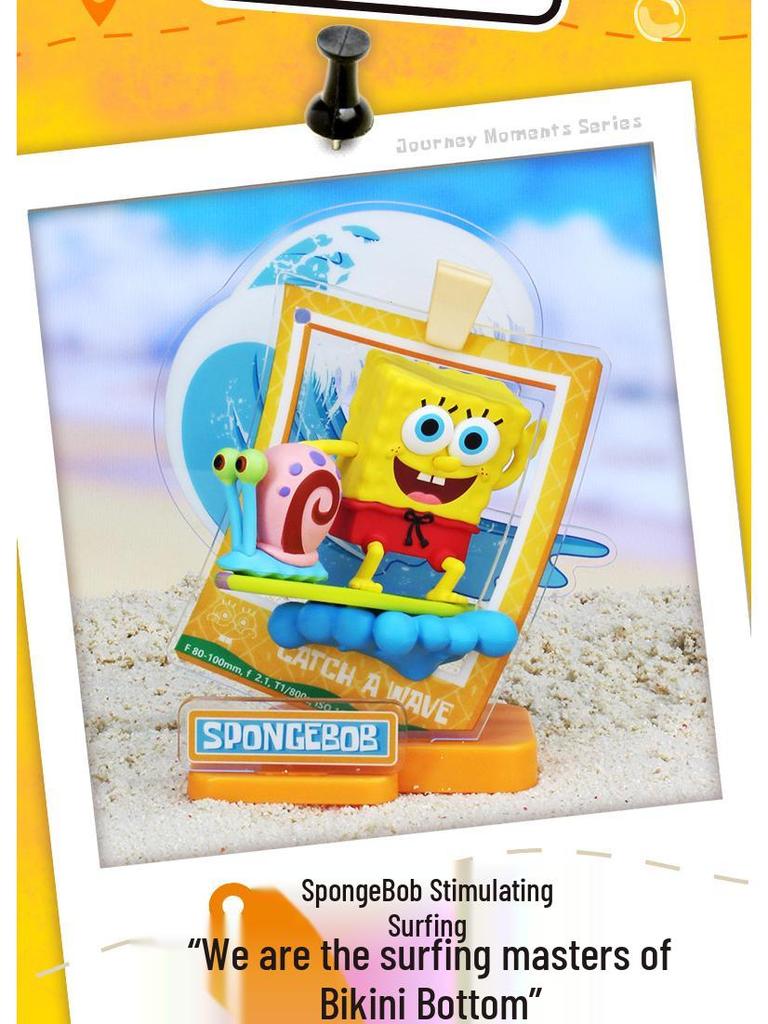 SpongeBob SquarePants Adventure Figures: Patrick, Squidward, Mr. Krabs Blind Box Ornaments